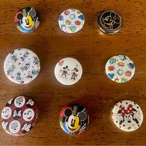 Disney Colorful Mickey and Minnie Pin Collection